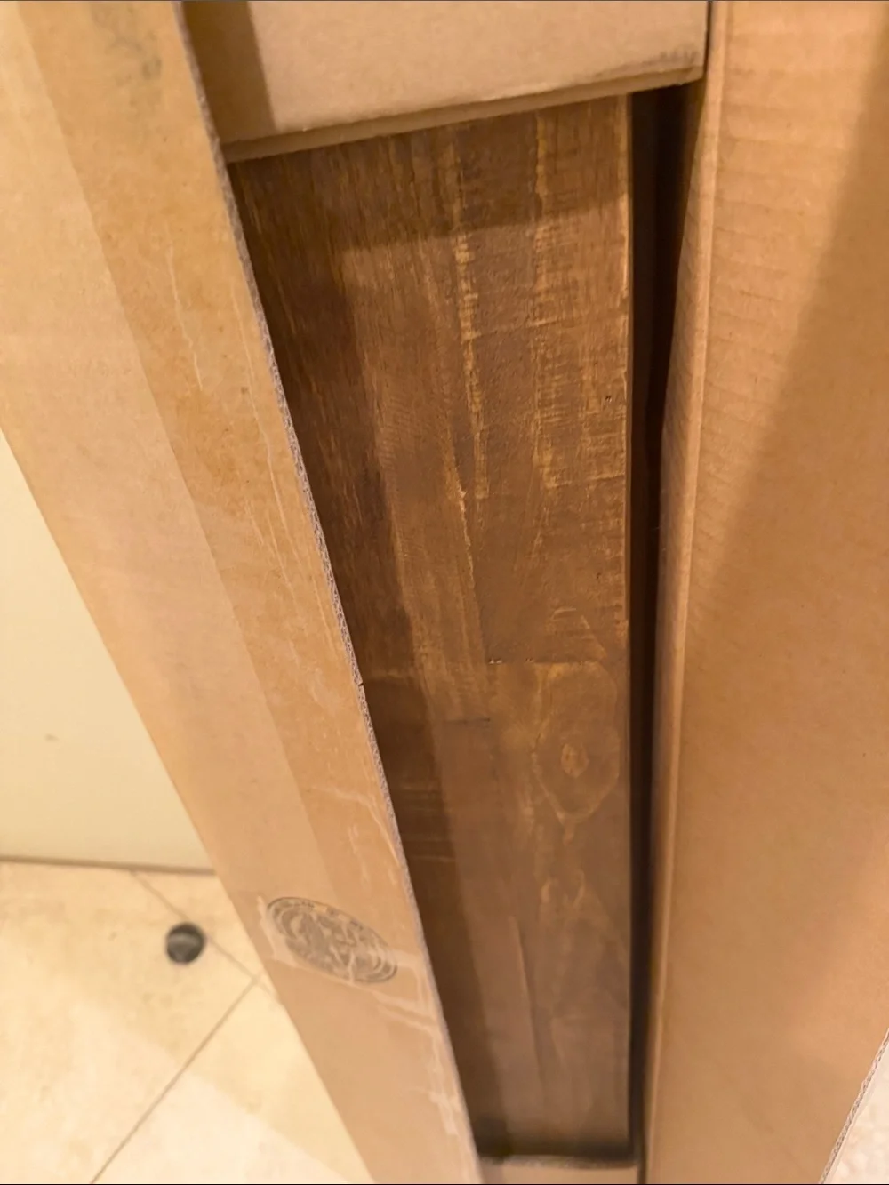 West Elm Emmerson Reclaimed Wood Floating Shelf - Brown